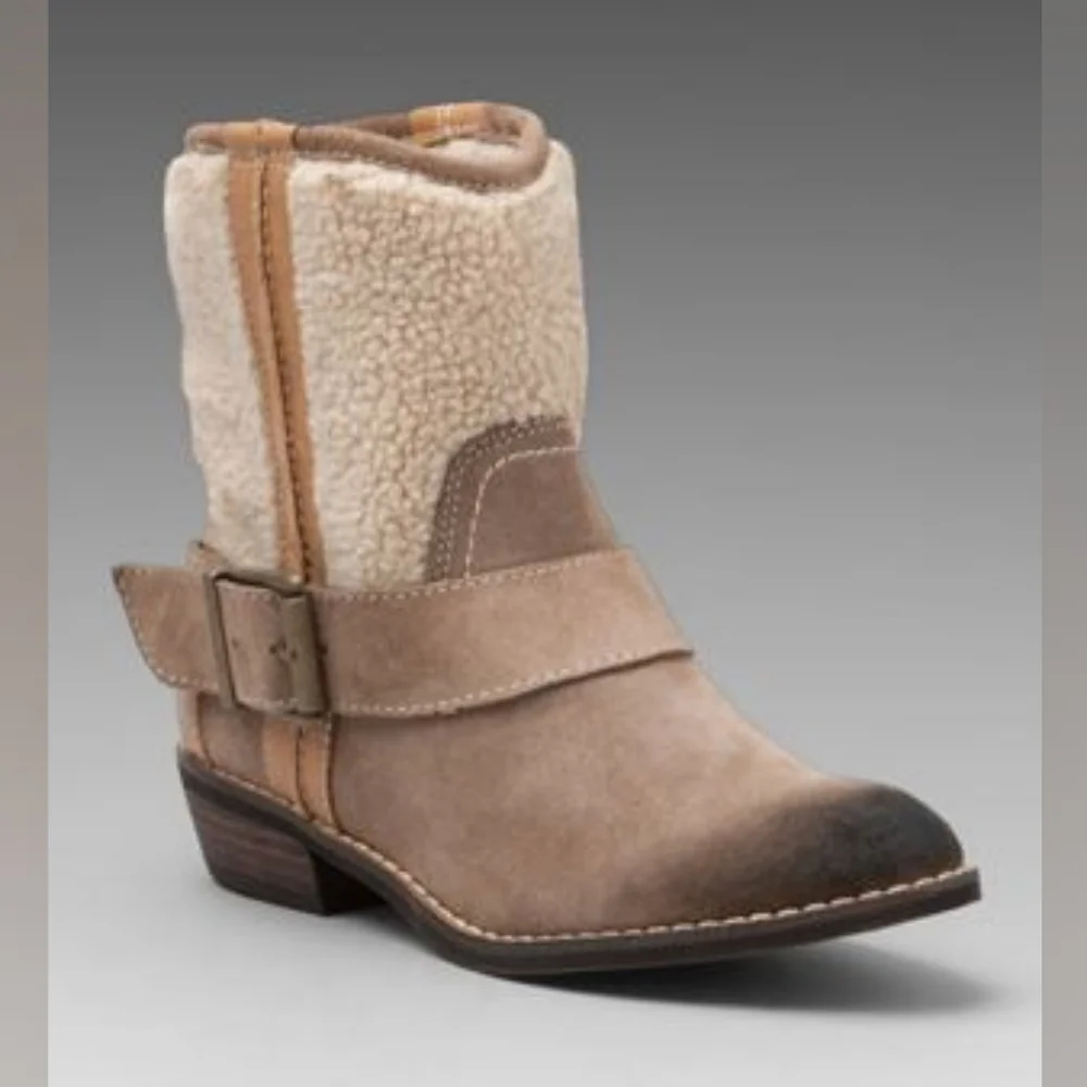 Kelsi Dagger KDB x Free People Tempest Boot‎ Sherpa Suede